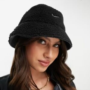 Nike Black Sherpa Bucket Hat